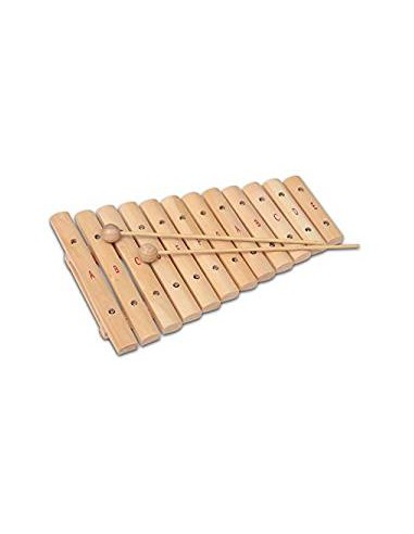 Bontempi XLW 12 - Xilofono in legno da 12 note, 35 cm Percussioni Varie strumenti musicali