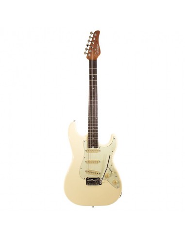 SCHECTER Route 66 Saint Louis SSS Aged White Chitarre Elettriche Solid Body strumenti musicali