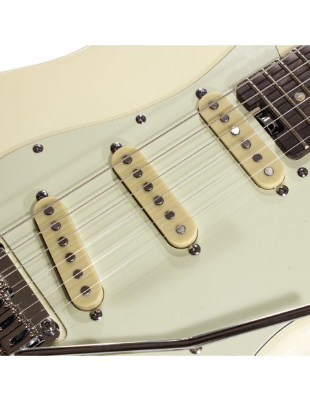 SCHECTER Route 66 Saint Louis SSS Aged White Chitarre Elettriche Solid Body strumenti musicali