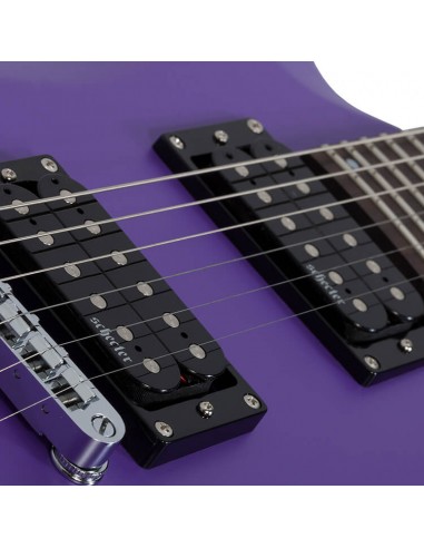 SCHECTER C6 Deluxe Satin Purple Chitarre Elettriche Solid Body strumenti musicali