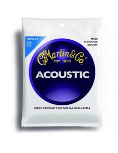 Martin M550 - 013-056 - Muta di Corde per Chitarra Acustica Corde per Chitarra Acustica strumenti musicali