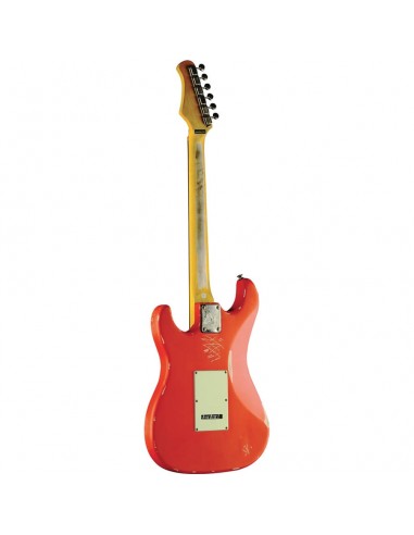 EKO S-300 Relic Fiesta Red Chitarre Elettriche Solid Body strumenti musicali