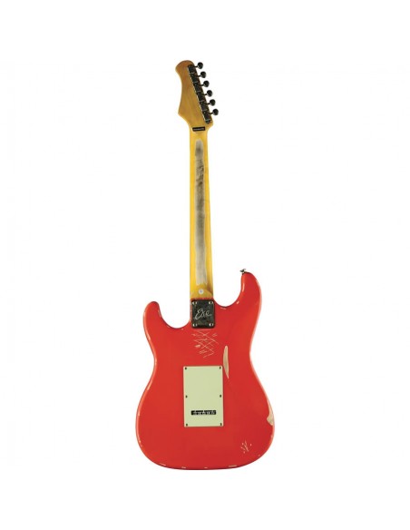 EKO S-300 Relic Fiesta Red Chitarre Elettriche Solid Body strumenti musicali