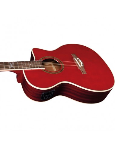 EKO NXT A100ce See Through Red Chitarre Acustiche strumenti musicali