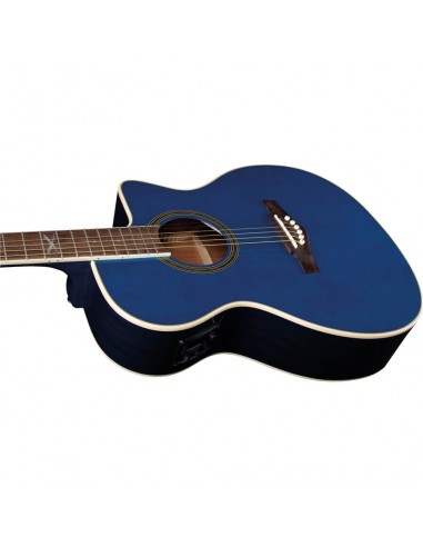 EKO NXT A100ce See Through Blue Chitarre Acustiche strumenti musicali