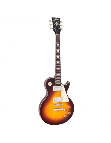 Vintage V100 Reissued Flame Iced Tea Chitarre Elettriche Solid Body strumenti musicali