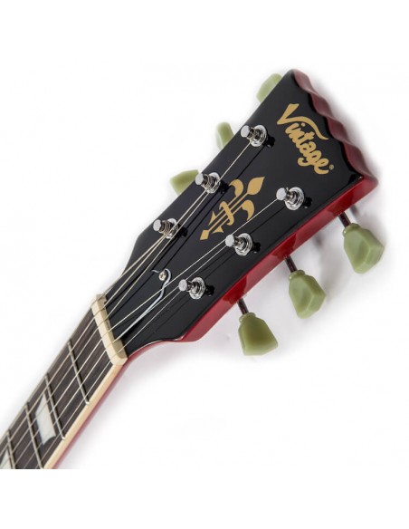 Vintage V100 Reissued Cherry Sunburst Chitarre Elettriche Solid Body strumenti musicali