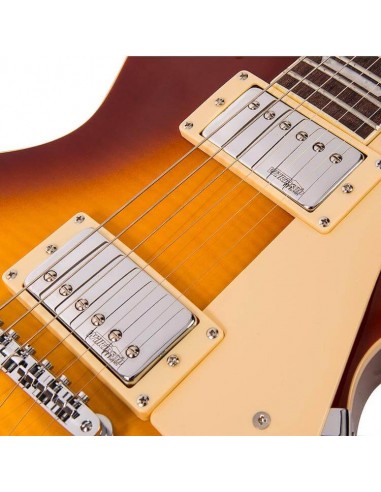 Vintage V100 Reissued Flame Iced Tea Chitarre Elettriche Solid Body strumenti musicali