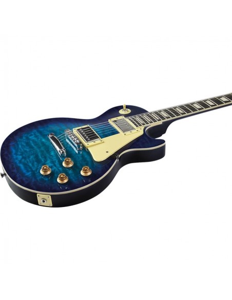 EKO VL-480 See Thru Blue Quilted Chitarre Elettriche Solid Body strumenti musicali