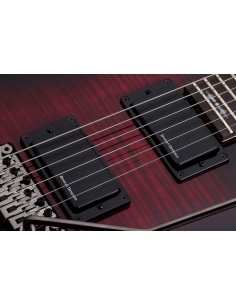 SCHECTER Demon 6 FR Crimson Red Burst Chitarre Elettriche Solid Body strumenti musicali 2