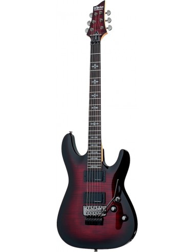 SCHECTER Demon 6 FR Crimson Red Burst Chitarre Elettriche Solid Body strumenti musicali
