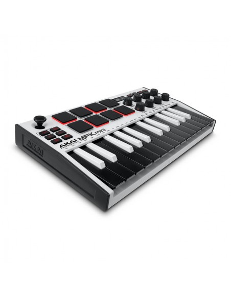 Akai MPK Mini MK3 White Master Keyboard / Controller Midi strumenti musicali