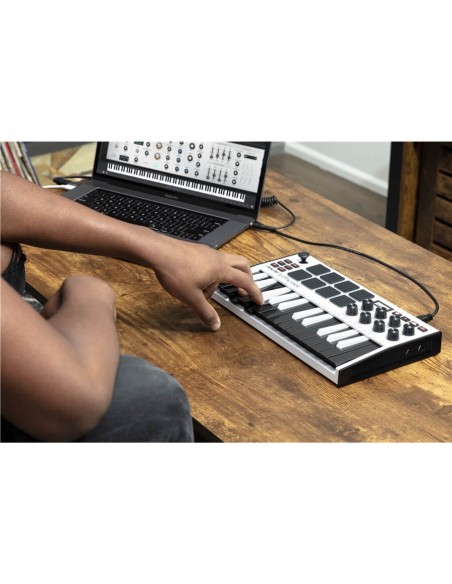 Akai MPK Mini MK3 White Master Keyboard / Controller Midi strumenti musicali