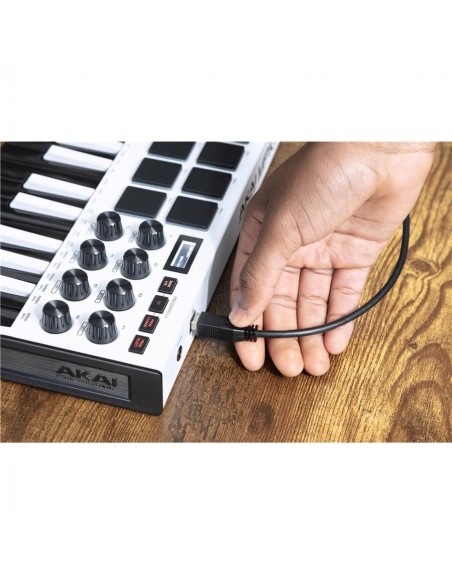 Akai MPK Mini MK3 White Master Keyboard / Controller Midi strumenti musicali