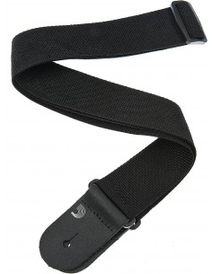 D'Addario PWS100 PolyPro Guitar Strap Black Tracolle strumenti musicali