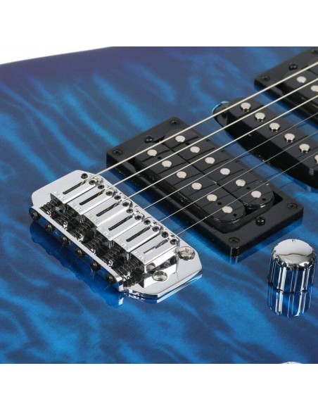 Ibanez GRX70QA TBB Transparent Blue Burst Chitarre Elettriche Solid Body strumenti musicali