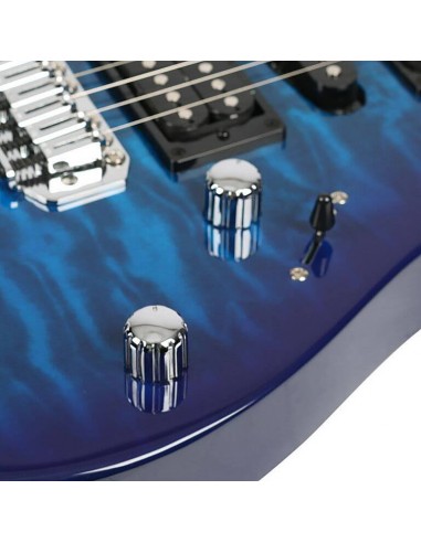 Ibanez GRX70QA TBB Transparent Blue Burst Chitarre Elettriche Solid Body strumenti musicali