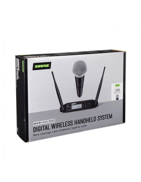 Shure GLXD24+ / SM58 Sistema Wireless Microfoni strumenti musicali