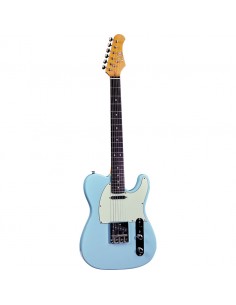 Eko Guitars - VT-380 V-NOS Daphne Blue Chitarre Elettriche Solid Body strumenti musicali