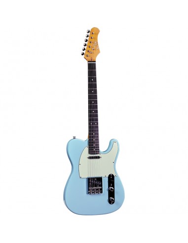 Eko Guitars - VT-380 V-NOS Daphne Blue Chitarre Elettriche Solid Body strumenti musicali