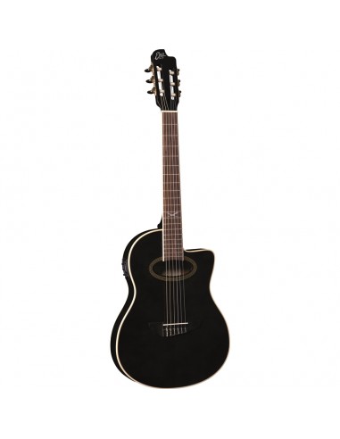 Eko Guitars - NXT Nylon N100ce See Through Black Chitarre Classiche strumenti musicali
