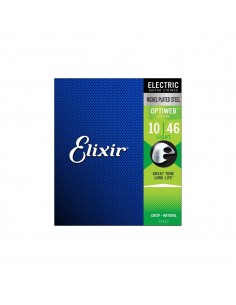 ELIXIR 19052 Optiweb - Muta per Chitarra Elettrica 010-046 Corde per Chitarra Elettrica strumenti musicali
