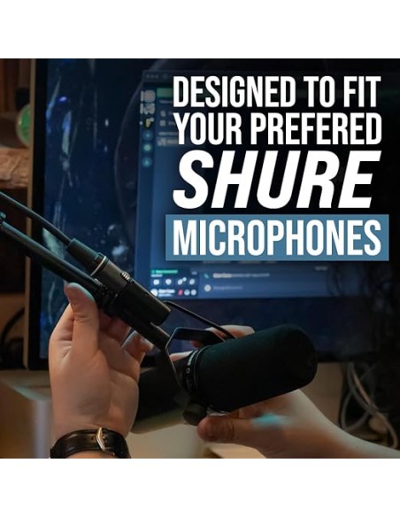 Shure by Gator DESKTOP2 asta microfonica da tavolo Aste Microfoniche strumenti musicali