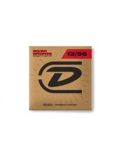 Dunlop DAB1356 Acoustic 80/20 Bronze, Medium Set/6 Corde per Chitarra Acustica strumenti musicali