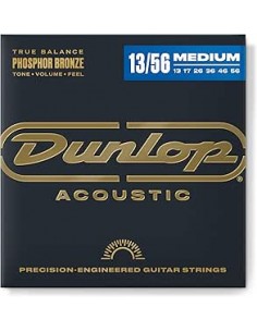 Dunlop DAP1356 Acoustic Phosphor Bronze, Medium Set/6 Corde per Chitarra Acustica strumenti musicali