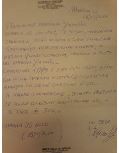 Pianoforte yamaha Strumenti musicali usati strumenti musicali